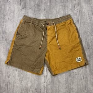 Howler Bros Pressure Drop Cord Shorts Mens Sz 36 Khaki Corduroy Drawstring EUC